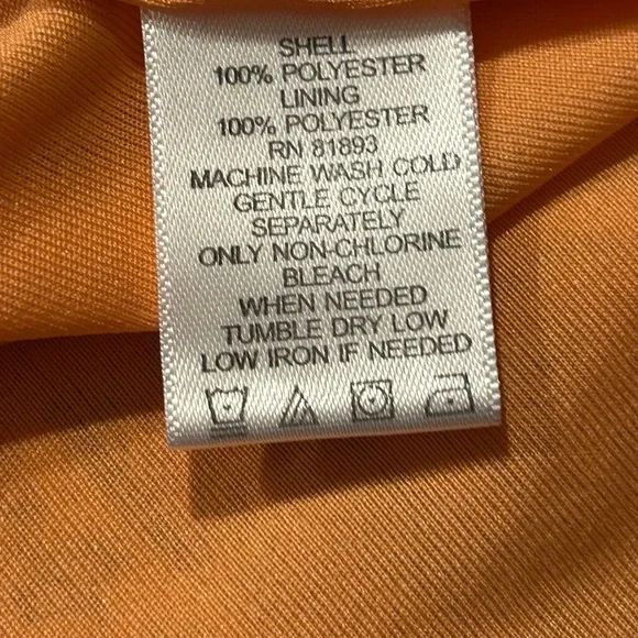 Beautiful Liz Claiborne Bohemian Peach Floral Tunic Top - Picture 5 of 9